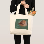 Grand Tote Bag Bubba l'Orange Tabby Tomcat (Devant (produit))