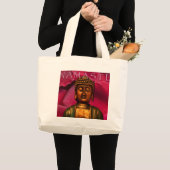 Grand Tote Bag BuddaRose - customisé (Devant (produit))