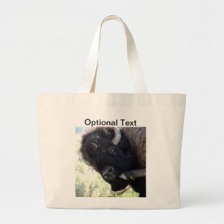 Grand Tote Bag Buffle américain dans le parc national de Yellowst