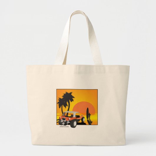 Grand Tote Bag Buggy and Surfer (Devant)