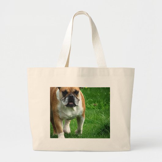 Grand Tote Bag Bulldog (Devant)