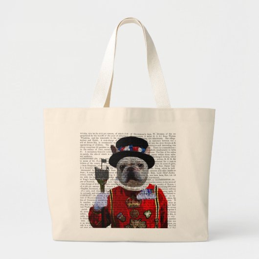 Grand Tote Bag Bulldog Beefeater (Devant)