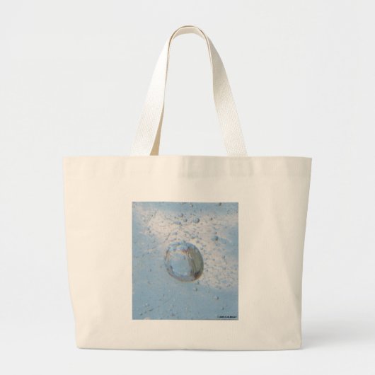 GRAND TOTE BAG BULLE BLEUE (Devant)