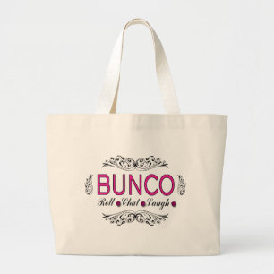 Grand Tote Bag Bunco, petit pain, conversation, rire dans le