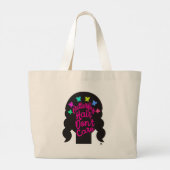 Grand Tote Bag Butterfly Cheveux Pas De Soin Amusants Coiffure te (Dos)