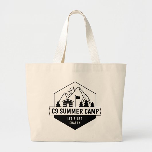 Grand Tote Bag C9 Summer Camp 2022 Logo (Devant)