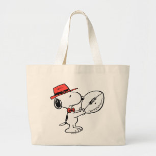 Grand Tote Bag cacahuètes   Coach Football Snoopy