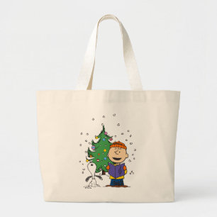 Grand Tote Bag cacahuètes Noël