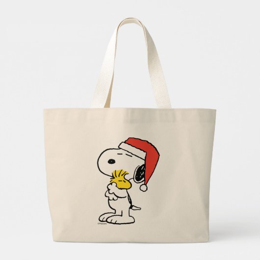 Grand Tote Bag cacahuètes | Snoopy & Woodstock Holiday (Dos)