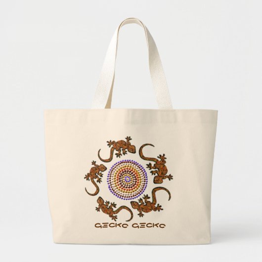 Grand Tote Bag Cadeau d'art aborigène australien (Devant)