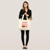 Grand Tote Bag Cadeau de Nana (butées toriques) (Devant (modèle))