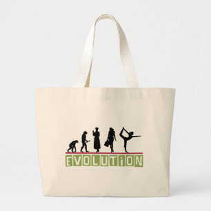 Grand Tote Bag Cadeau de yoga d'évolution