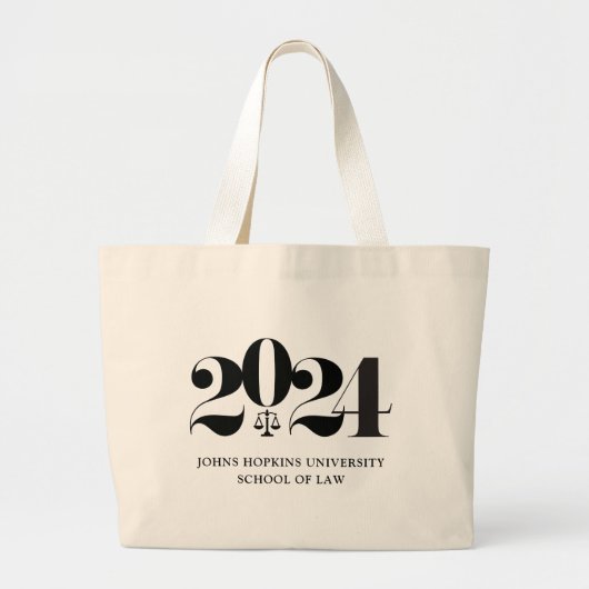 Grand Tote Bag Cadeau d'études de droit (Devant)