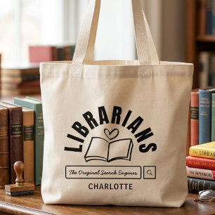 Grand Tote Bag Cadeau drôle de bibliothécaire amateur de livres