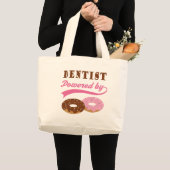 Grand Tote Bag Cadeau drôle de dentiste (Devant (produit))