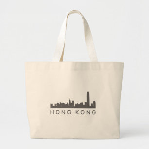 Grand Tote Bag Cadeau HK Skyline Hong Kong