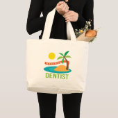 Grand Tote Bag Cadeau retiré de dentiste (Devant (produit))