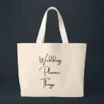 Grand Tote Bag Cadeau wedding planner, Wedding planner Fourre-tou<br><div class="desc">Cadeau wedding planner, Wedding planner Fourre-tout, Sac fourre - tout Wedding planner, Sac fourre-tout Wedding planner, Cadeau Mariage, wedding planner, cadeau wedding planner, douche de la mariée, sac fourre-tout du planificateur, fourre-tout wedding planner, sac fourre - tout du planificateur, , cadeau mariage, mariage, quand vous avez besoin d'un sac de...</div>