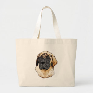 Grand Tote Bag Cadeaux anglais d'art de mastiff
