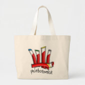 Grand Tote Bag Cadeaux Artsy de conception de tubes de sang de (Devant)