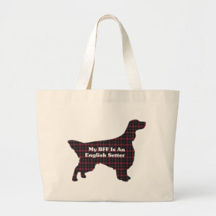Grand Tote Bag Cadeaux BFF de Setter anglais