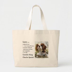 Grand Tote Bag Cadeaux cavaliers d'épagneul du Roi Charles