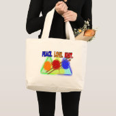 Grand Tote Bag Cadeaux d'amants de Knit (Devant (produit))