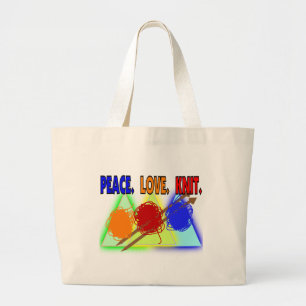 Grand Tote Bag Cadeaux d'amants de Knit