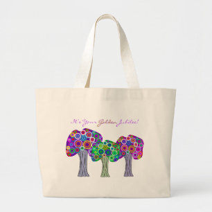 Grand Tote Bag Cadeaux d'anniversaire de jubilé d'or de nonnes