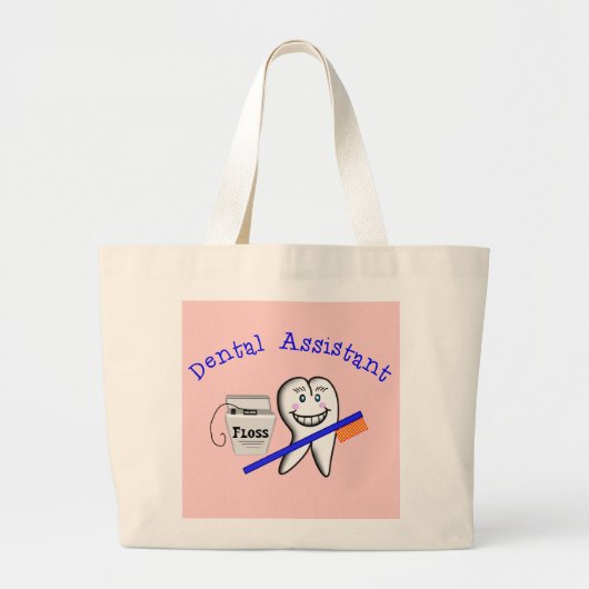 Grand Tote Bag Cadeaux d'assistant dentaire (Devant)