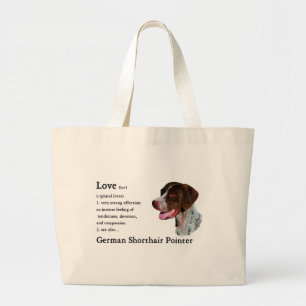 Grand Tote Bag Cadeaux de pointeur germanophones