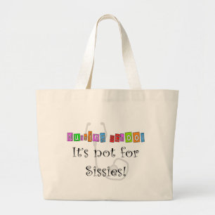 Grand Tote Bag Cadeaux drôles d'étudiant de soins