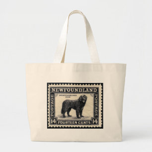 Grand Tote Bag Cadeaux pour chien Terre-Neuve