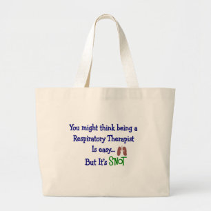 Grand Tote Bag Cadeaux respiratoires drôles de thérapie