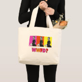 Grand Tote Bag Cadeaux "WWFD de Florence Nightengale ? " (Devant (produit))