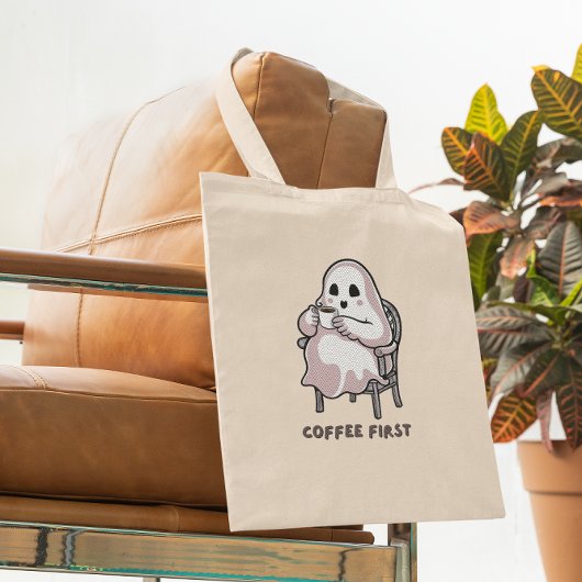 Grand Tote Bag Café fantôme