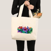Grand Tote Bag Calgary Skyline (Devant (produit))