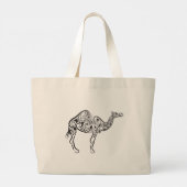 Grand Tote Bag Camel - arabian culture  (Dos)