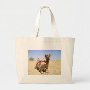 Grand Tote Bag Camel Desert Moyen-Orient Paix Amour Nature Destin