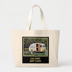 Grand Tote Bag Camper vintage Fourre-tout