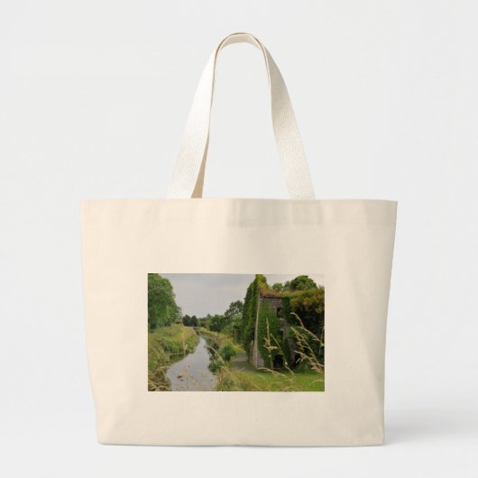 Grand Tote Bag Canal irlandais (Devant)