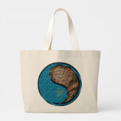 Grand Tote Bag Cancer et rat de la Terre (Dos)