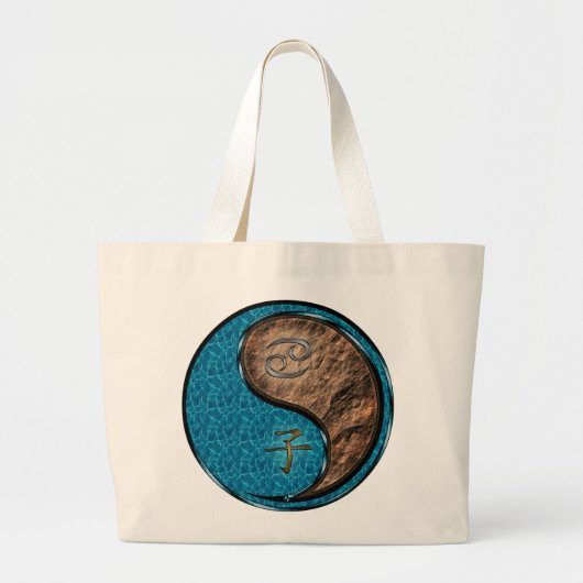 Grand Tote Bag Cancer et rat de la Terre (Devant)