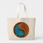 Grand Tote Bag Cancer et serpent à bois (Dos)