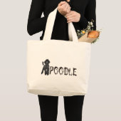 Grand Tote Bag Caniche (Devant (produit))