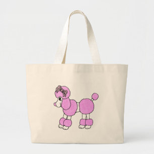 Grand Tote Bag Caniche gonflé Fourre-tout