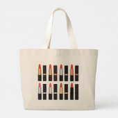 Grand Tote Bag Canne à lèvres (Dos)