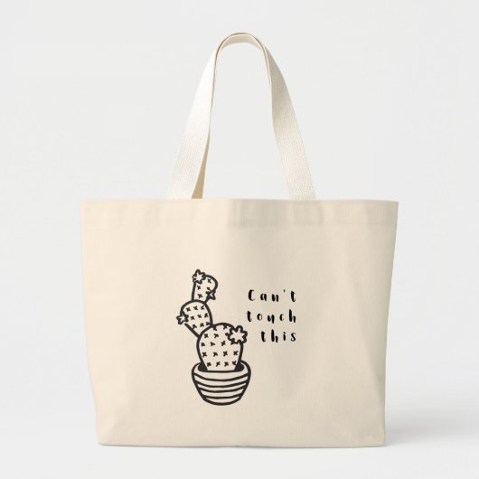Grand Tote Bag Cant Toucher Cactus (Devant)