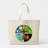 Grand Tote Bag Canticle of Creation Cotton Tote (Dos)