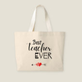 Grand Tote Bag Canvas bag, best teacher ever.